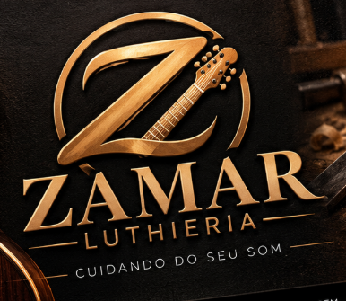 Logotipo oficial da Zamar Luthieria